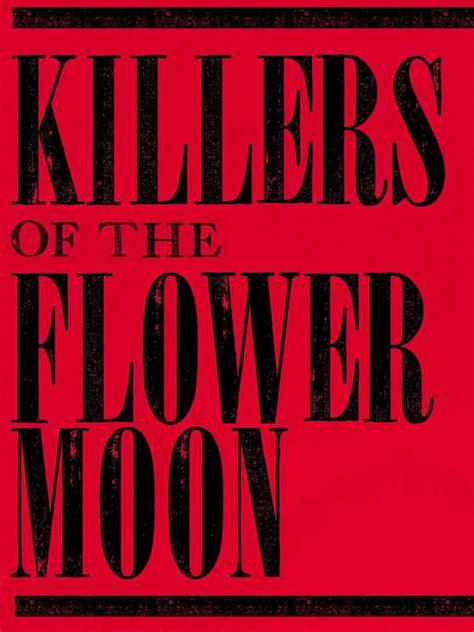 killers of the flower moon film sortie